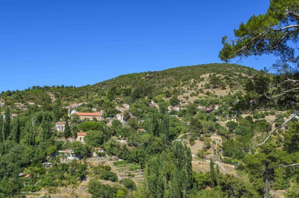 A view of Megalochori
