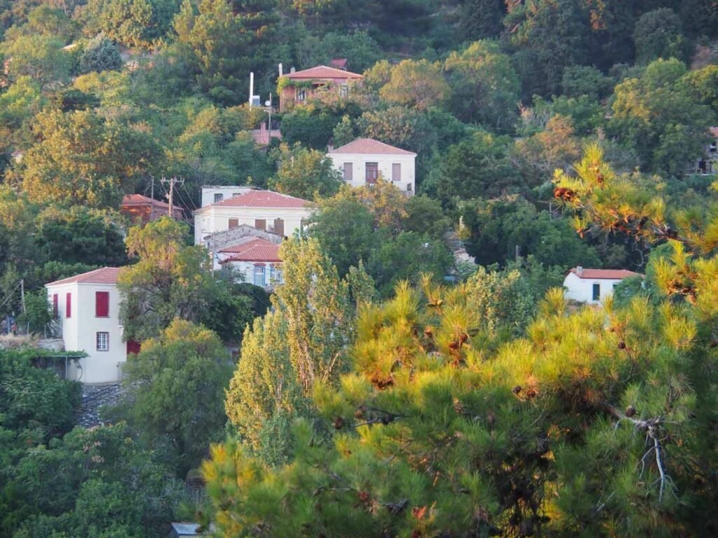 The settlement of Megalochori