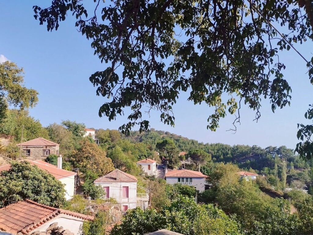 Megalochori, Old Plomari